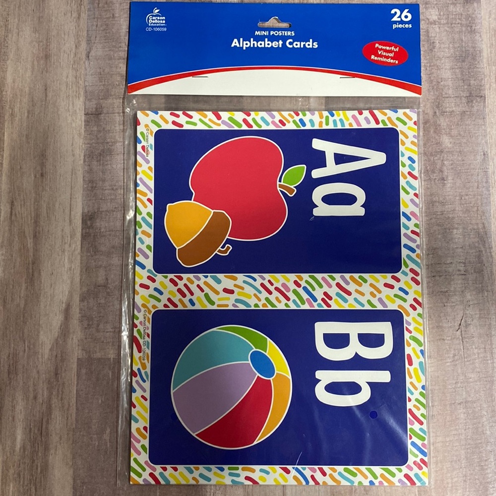 Carson Dellosa Alphabet Cards